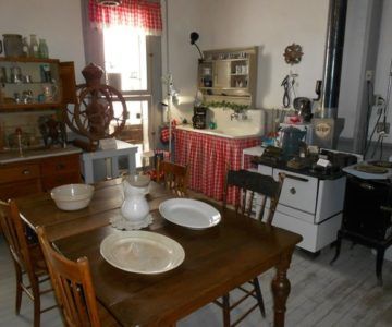 Restored Kitchen inside Museum