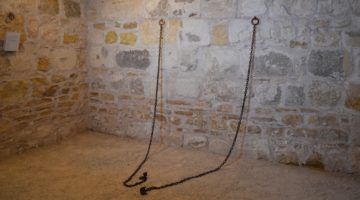 Original Shackles Still on Display